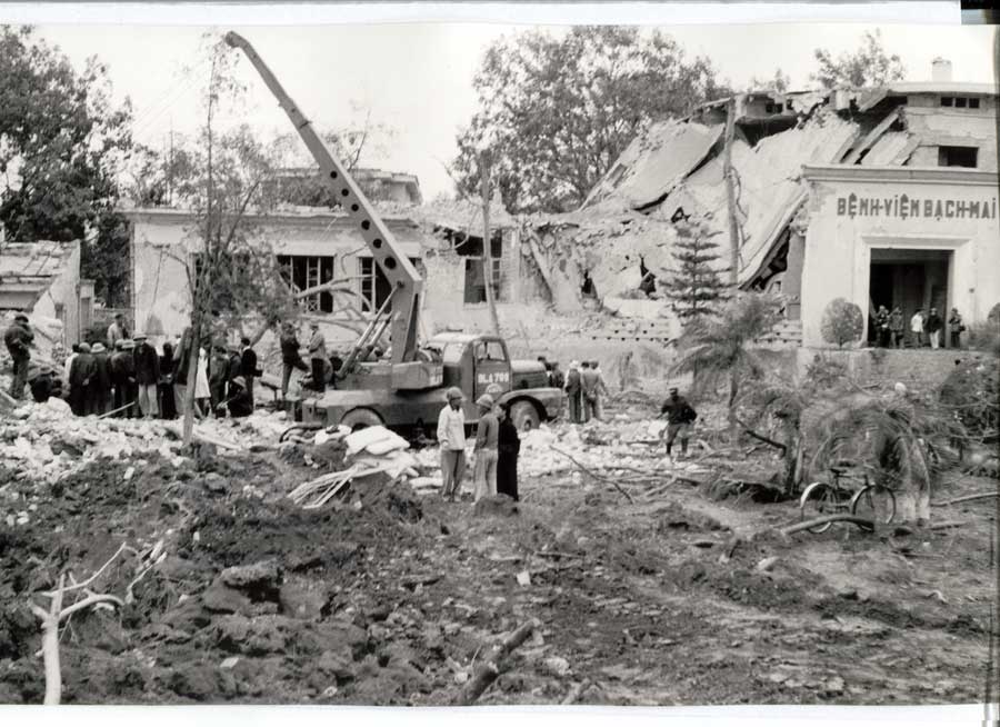 Bạch Mai hospital was bombed by the US bombers