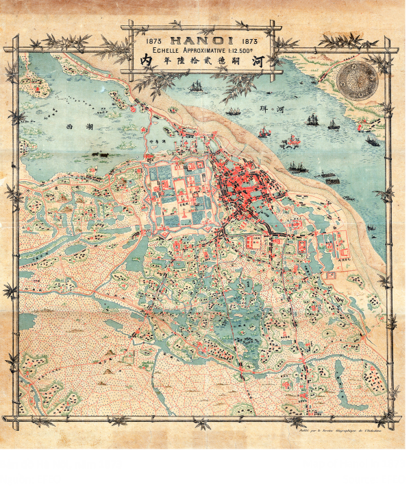 Bản đồ Hà Nội, năm 1873