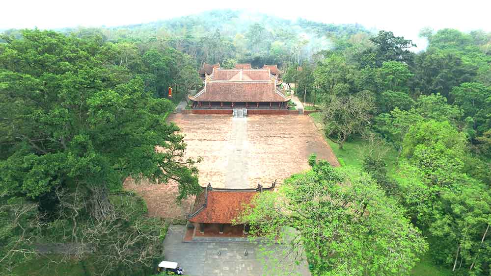 Lam Kinh Special National relic seen from above